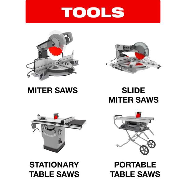 DIABLO 10 in. x 60-Tooth and 12 in. x 80-Tooth Fine Circular Saw