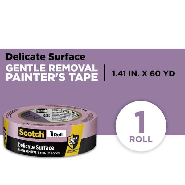 3M Scotch 1.41 in. x 60 yds. Delicate Surface Painter's Tape with Edge-Lock