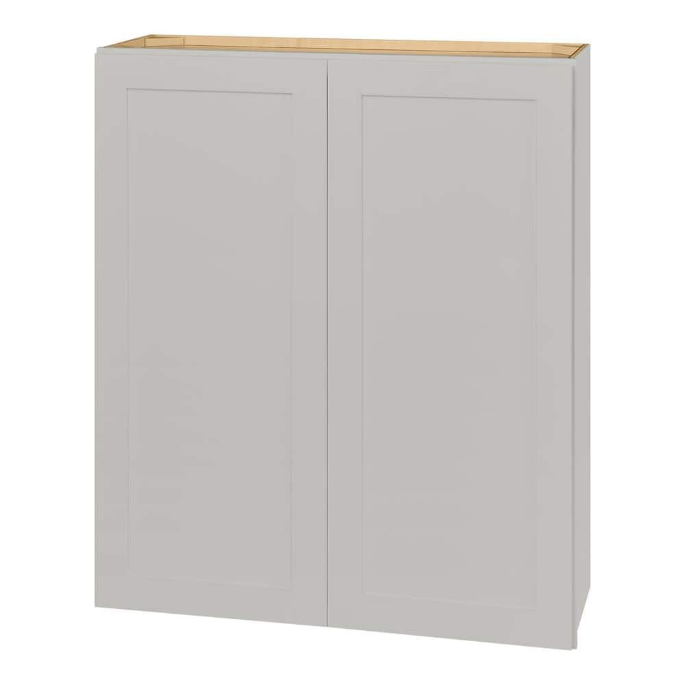 Avondale 36 inch W x 12 inch D x 42 inch H Ready to Assemble Plywood Shaker Wall Kitchen Cabinet in Dove Gray