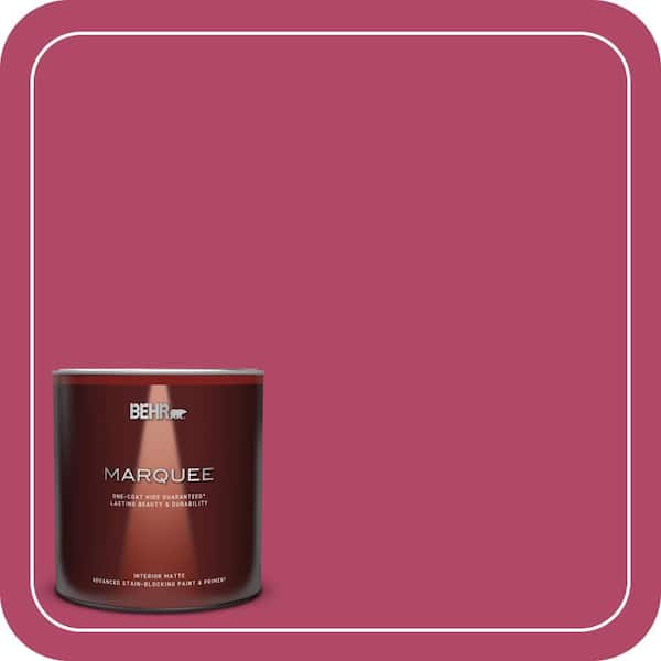 BEHR MARQUEE 1 qt. Home Decorators Collection #HDC-SM16-04 Bing Cherry Pie Matte Interior Paint & Primer