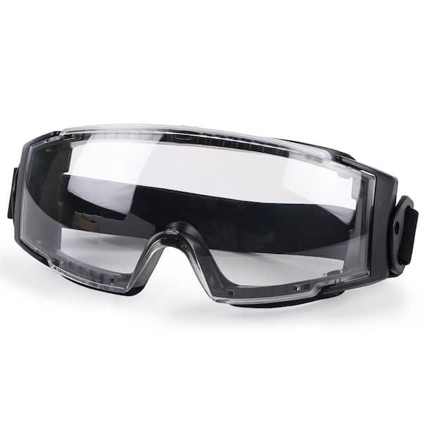 SplashPro Safety Goggles Over Glasses, ANSI Z87. 1 Eye Protection with Anti-Fog, Anti-Scratch and UV400 Lenses (1-Pack)