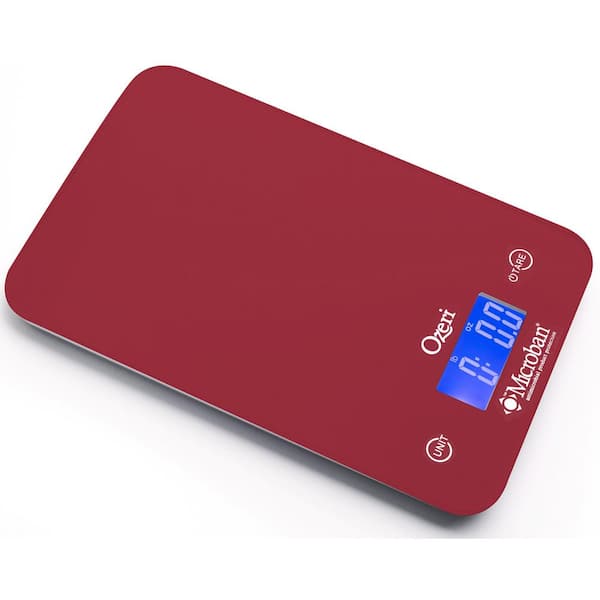 Ozeri Touch II 18 lbs Digital Kitchen Scale with Microban Antimicrobial Prod... 