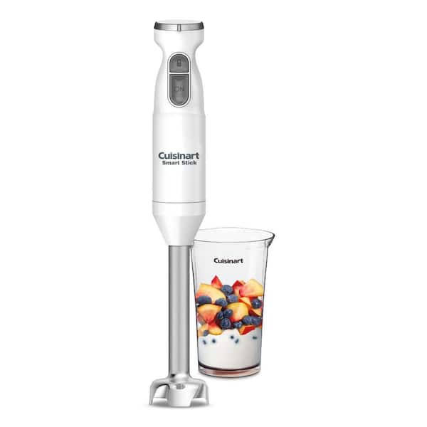 Cuisinart SmartStick 2-Speed White Immersion Blender with 3-Cup