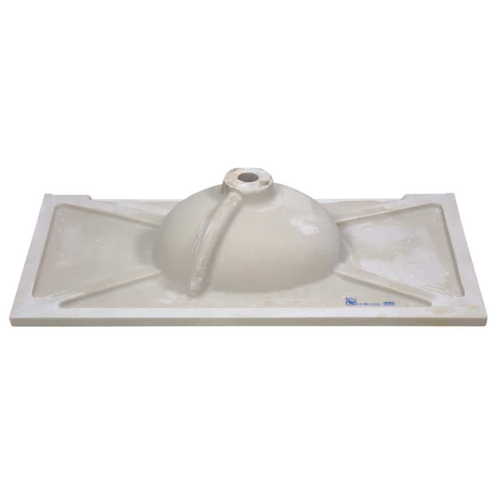 Ivory Swirl 37-Inch Cultured Marble Vanity Top with Integrated Backsplash