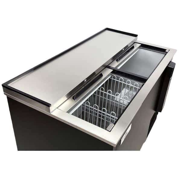 50 in. W 190-Bottles (12 oz.) or 550-Cans (12 oz.) Beverage Cooler Refrigerator