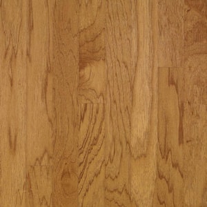 Autumn Wheat Hickory 3/8 in. T x 3 in. W Distressed Engineered Hardwood Flooring (28 sqft/case)