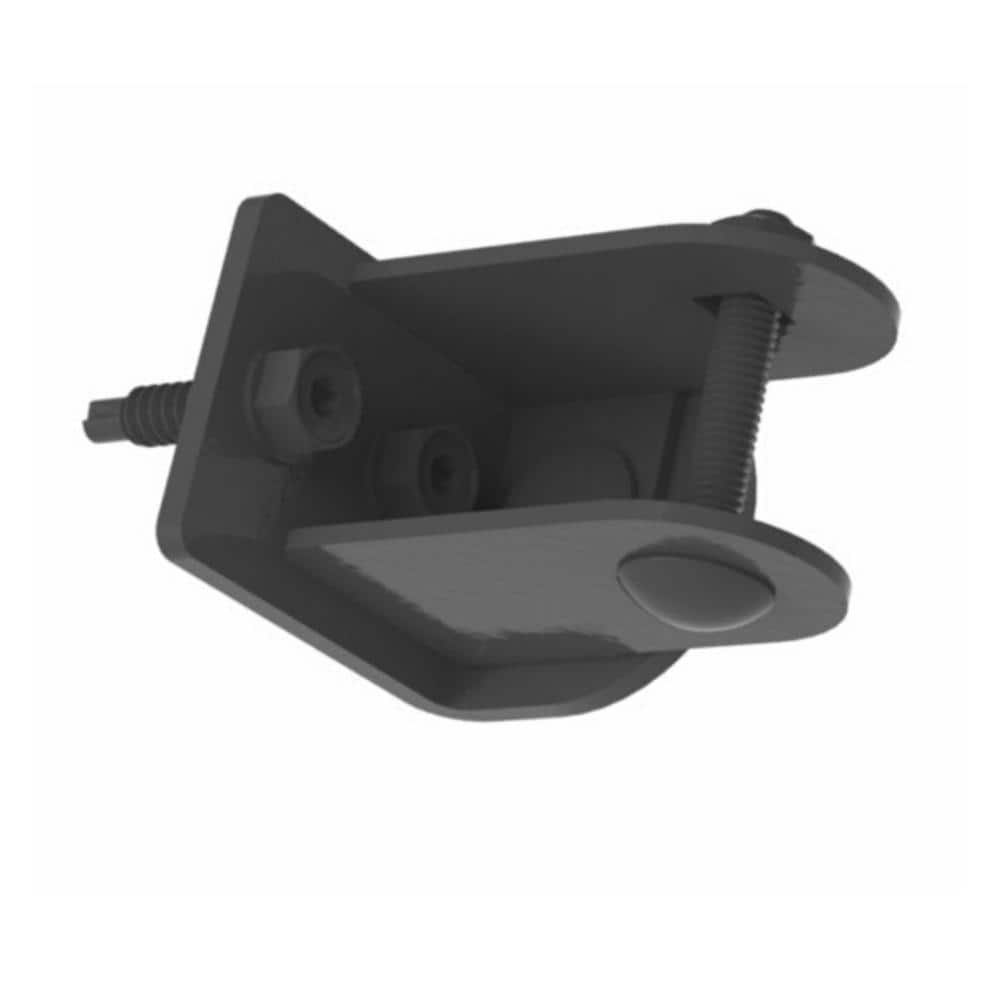 FORTRESS Versai Gloss Black Steel Fence Swivel Bracket (6Pack