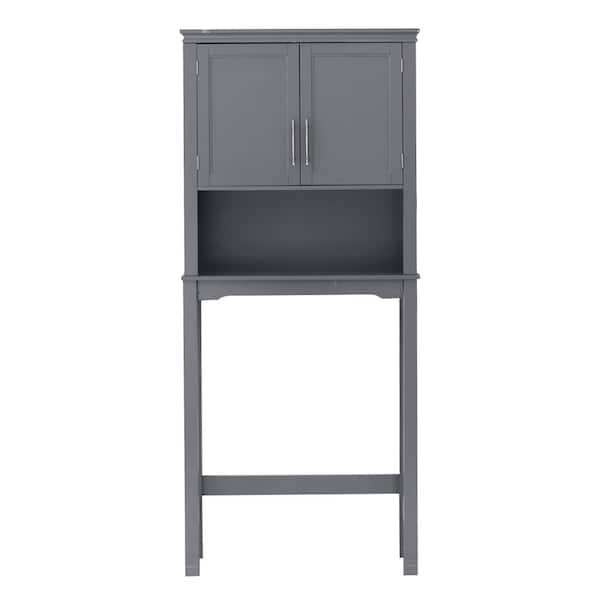 Winado 7.85 in. W x 27.56 in. D x 65.08 in. H Double Door Floor Cabinet in Grey