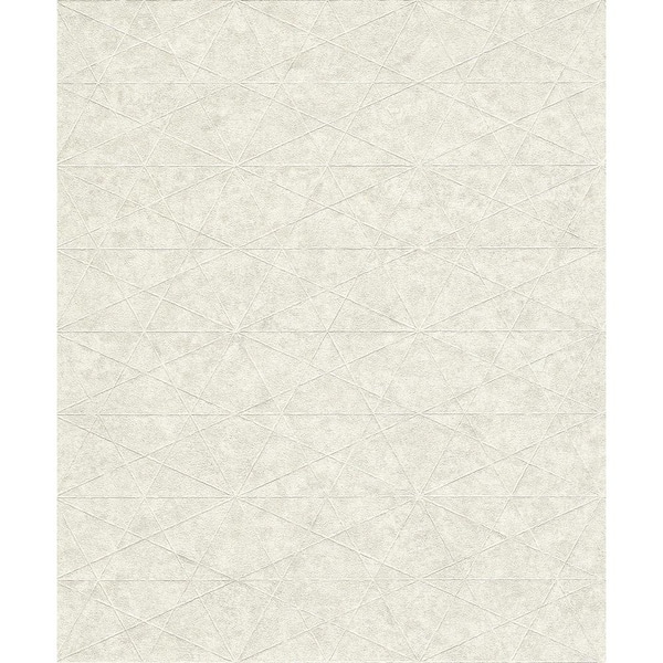 Advantage Seth White Triangle Wallpaper Sample