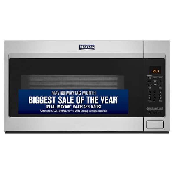 1.9 cu. ft. Over the Range Microwave with Dual Crisp Function in Fingerprint Resistant Stainless Steel