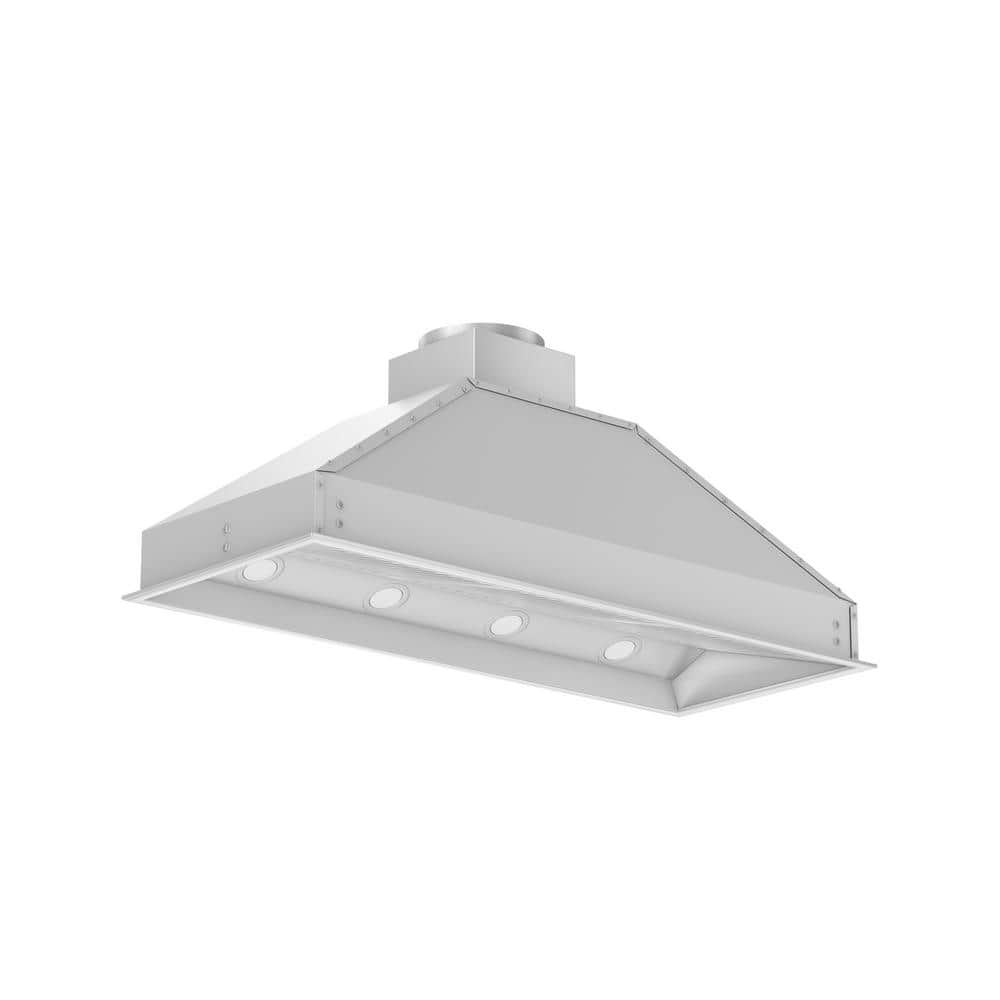 46" Brushed Stainless Steel Ducted Range Hood Insert