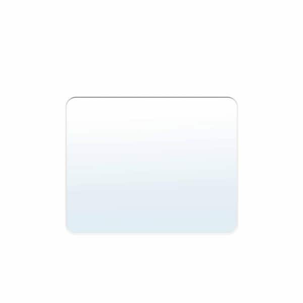 FORCLOVER 40 in. W x 32 in. H Rectangular Aluminium Framed Wall Mount Bathroom Vanity Mirror in White