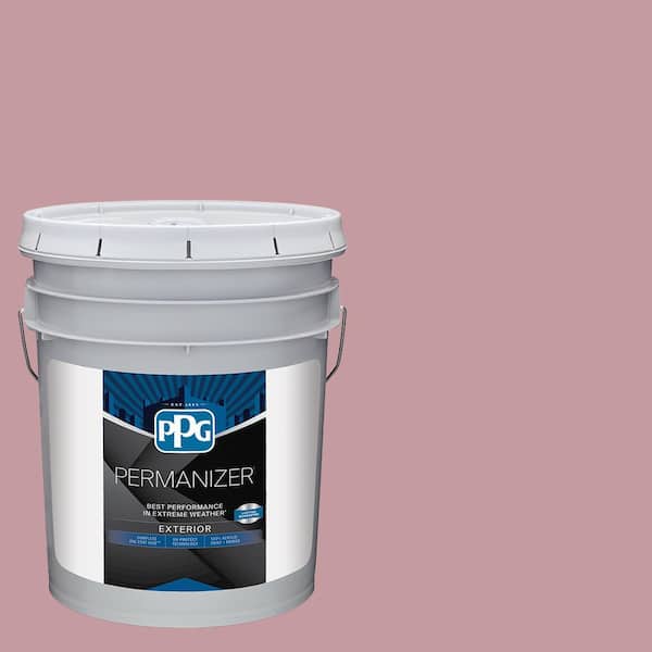 5 gal. PPG18-06 Mexicali Rose Semi-Gloss Exterior Paint