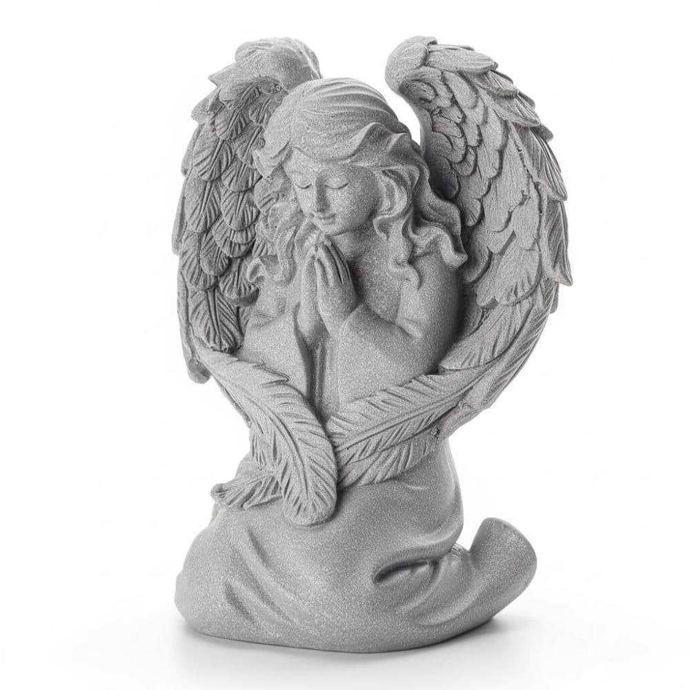 Outdoor Decoration Grey Angel Garden Statue AL1YF08 - The Home Depot