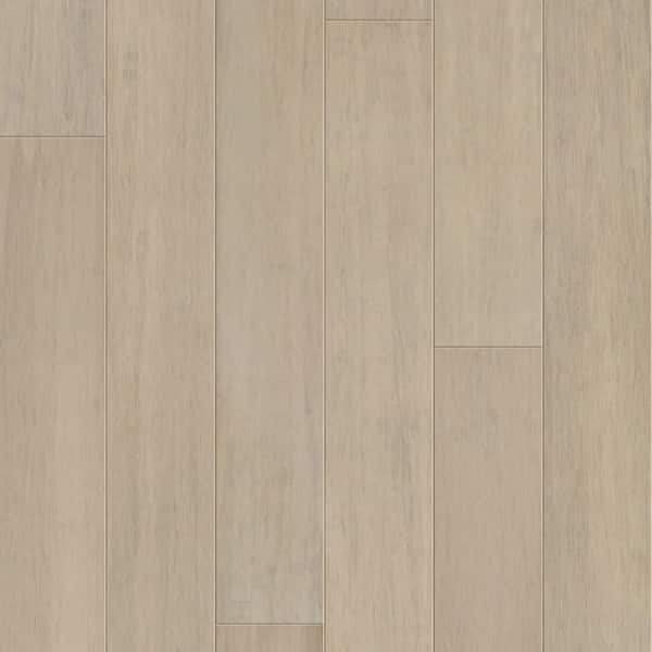Strand Woven Radiant Haze 1/2 in. T x 5 in. W x 72-7/8 in. L, T&G, Prefinished Bamboo Flooring (20.7 sq.ft./case)