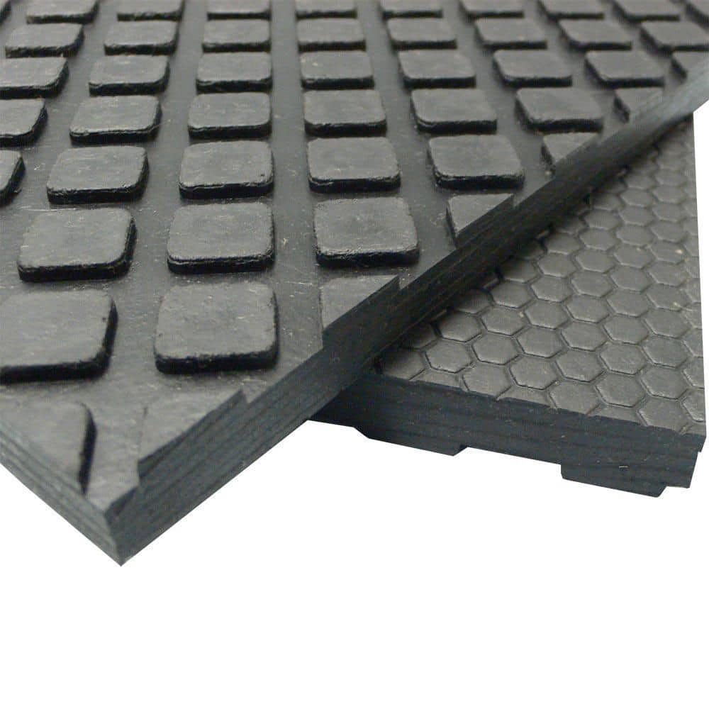 Goodyear Rubber Washer and Dryer Mat Black 3/16 x 36 x 48 Rubber Mat  03-277-3648 - The Home Depot