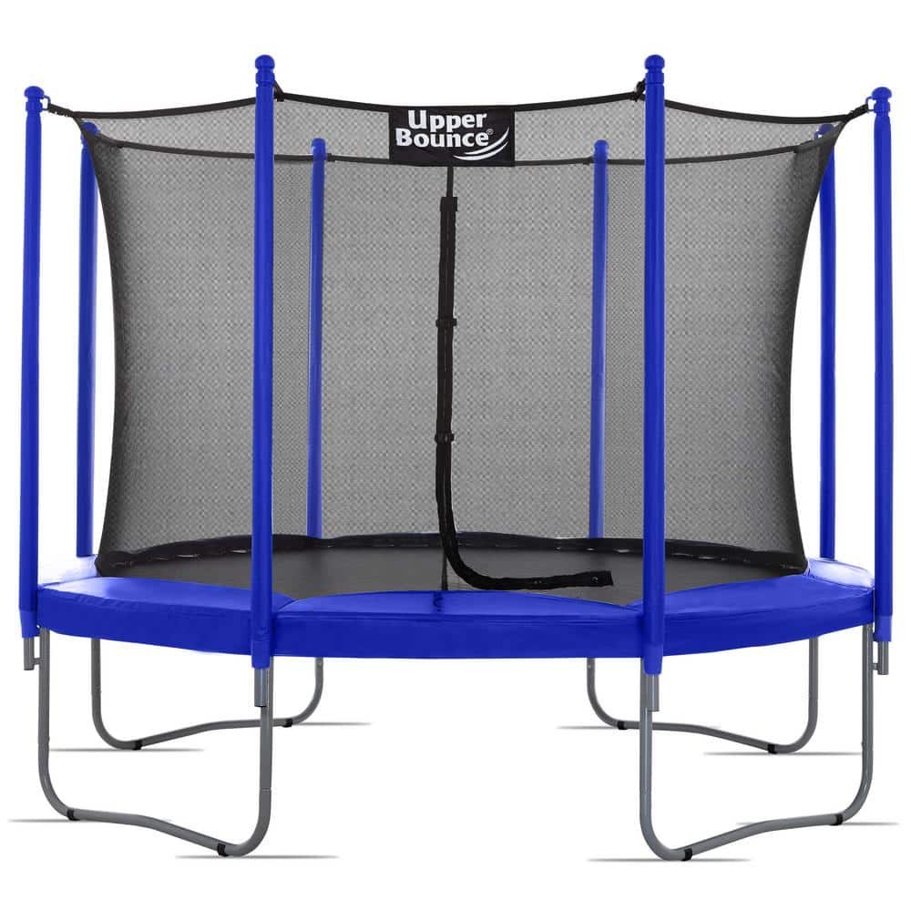 Upper Bounce Machrus Upper Bounce 10 ft. Round Trampoline Set with Safety  Enclosure System Outdoor Trampoline for Kids and Adults UBSF01-10 - The  Home