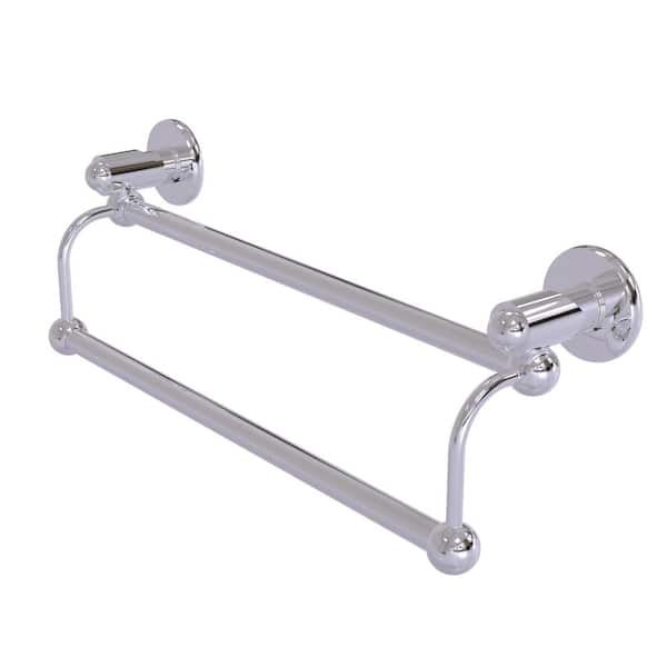 Allied Brass Soho Collection 18 in. Wall Mounted Double Towel Bar in Polished Chrome