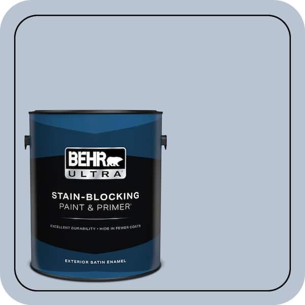 BEHR ULTRA 1 gal. #590E-3 Hyacinth Tint Satin Enamel Exterior Paint & Primer