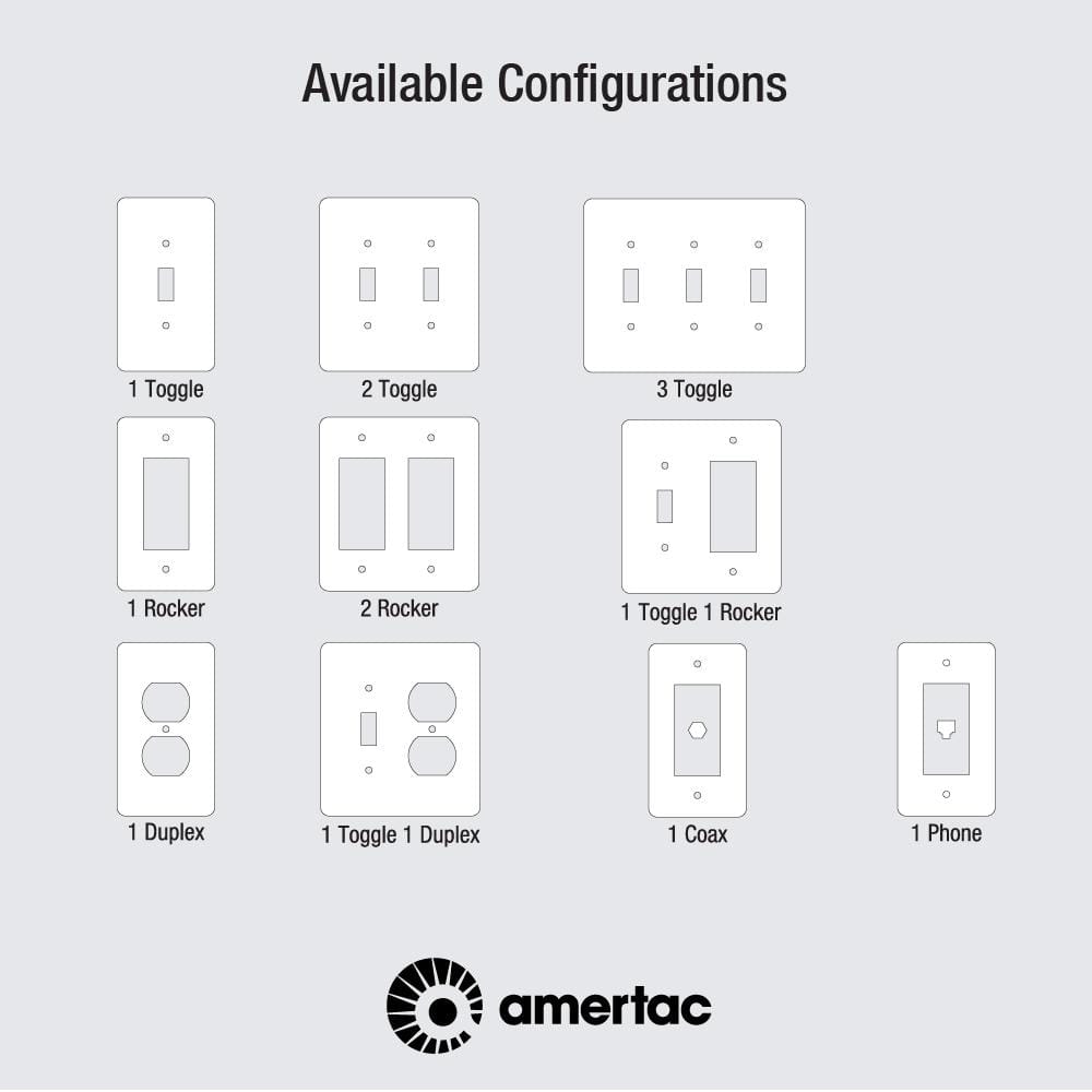Silver Diamond Plate 2-Gang Aluminum Toggle Wall Plate
