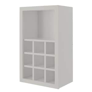 Avondale 18 in. W x 12 in. D x 30 in. H Ready to Assemble Plywood Shaker Wall Flex Kitchen Cabinet in Dove Gray