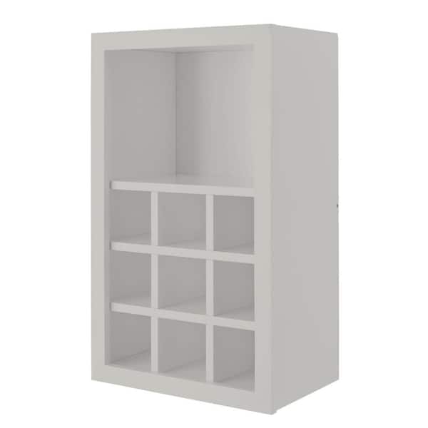 Hampton Bay Avondale 18 in. W x 12 in. D x 30 in. H Ready to Assemble Plywood Shaker Wall Flex Kitchen Cabinet in Dove Gray