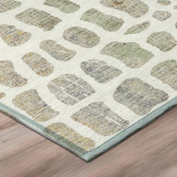 Chantille Machine Washable Indoor/Outdoor Abstract ACN3000 Ivory 3 ft. x 4 ft. Area Rug