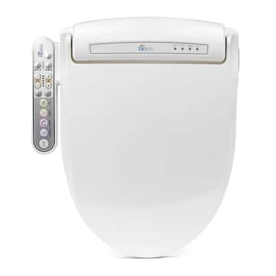Prestige Electric Bidet Seat for Elongated Toilets in White