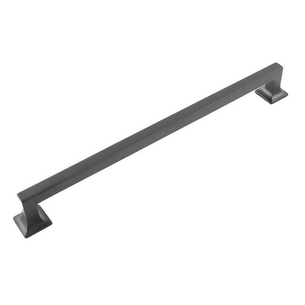 Studio Collection Pull 12 in. Center to Center Matte Black Bar Cabinet Pull (5-Pack) price history on PriceWatchPro