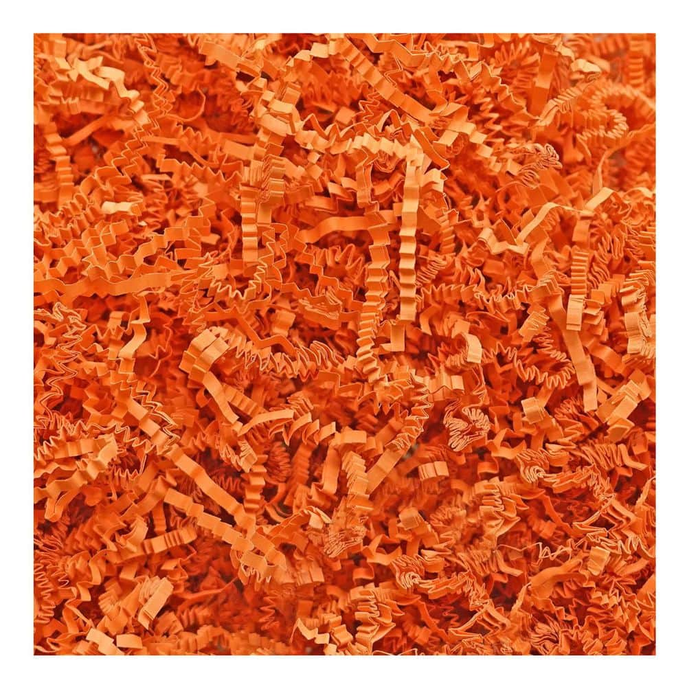 1 lb. Crinkle Cut Paper Shred Filler Recyclable Confetti Raffia Grass for Easter Baskets Creative Decor Orange price history on PriceWatchPro
