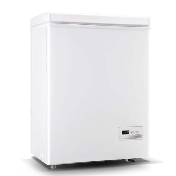 HOMLUX 3.5 cu.ft Manual Defrost Mini Upright Freezer in White with HOMLUX 3.5 cu.ft Manual Defrost Mini Upright Freezer in White with
