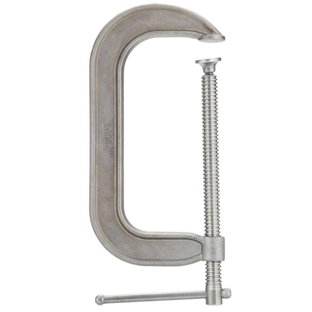 Husky 8 in. Carded C-Clamp