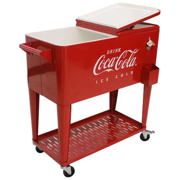 Coca Cola Cooler Silver