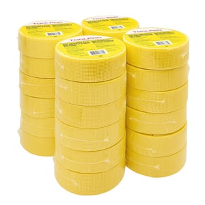 1-7/8 in. x 300 ft. Yellow Fiberglass Self-Adhesive Mesh Tape TP03385
