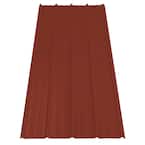 12 ft. SM-Rib Galvalume Steel 29-Gauge Roof/Siding Panel in Red