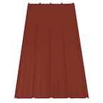 14 ft. SM-Rib Galvalume Steel 29-Gauge Roof/Siding Panel in Red