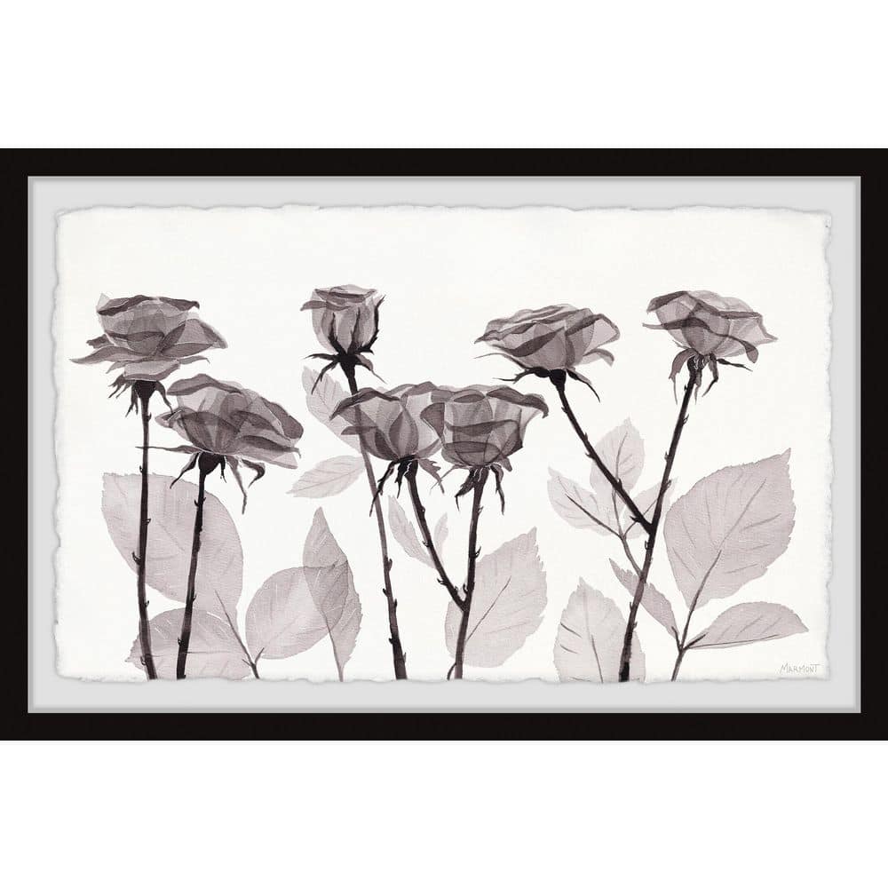 Delicate Petals By Parvez Taj Framed Nature Art Print 20 in. x 30 in.
