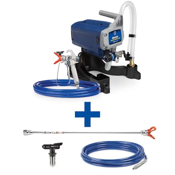 Graco Magnum Project Painter Plus Stand Airless Paint Sprayer with 20 in. extension, 25 ft. Hose and TRU315 Tip