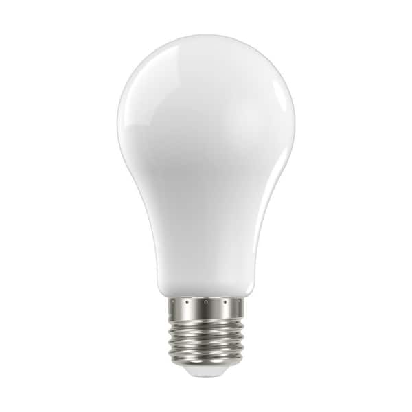 13.5-Watt 3000K A-Style A19 Medium Base Soft White LED Light Bulb 120 Volt 4-Pack