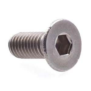 #10-32 x 1/2 in. Grade 18-8 Stainless Steel Hex (Allen) Drive Flat Head Socket Cap Screws (10-Pack)