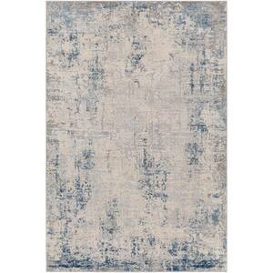 Ezekiel Blue 9 ft. x 12 ft. Indoor Area Rug