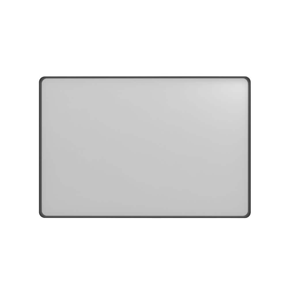 48 in. W x 32 in. H Large Rectangular Framed Wall-Mounted Bathroom Vanity Mirror in Tempered Glass price history on PriceWatchPro