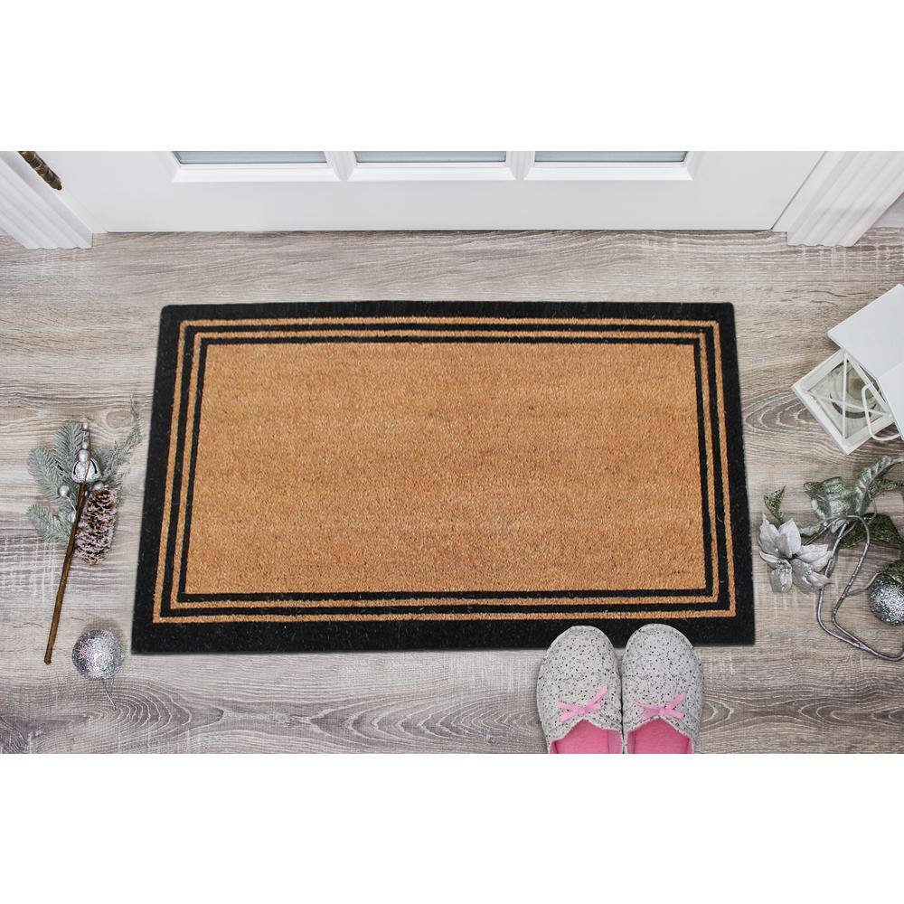 Personalized Classic Border Coir Outdoor Doormat, 18" x 30"