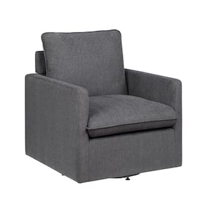 Regale Dark Gray Swivel Chair