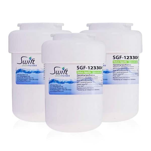 Swift Green Filters SGF-123304 Compatible Refrigerator Water Filter for Amana 1252704, EFF-6021A, 46-9014 (3 PacK)
