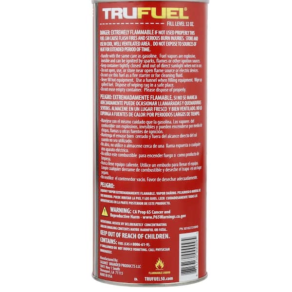 TruFuel - 2-Cycle 50:1 Pre-Mixed Fuel and Oil 32 oz. (6-Pack)