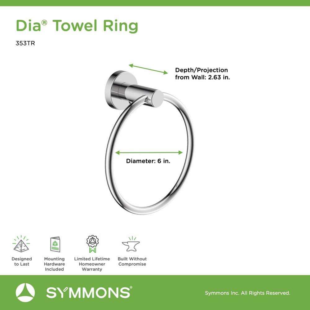 Polished Chrome 4-Piece Bathroom Hardware Set