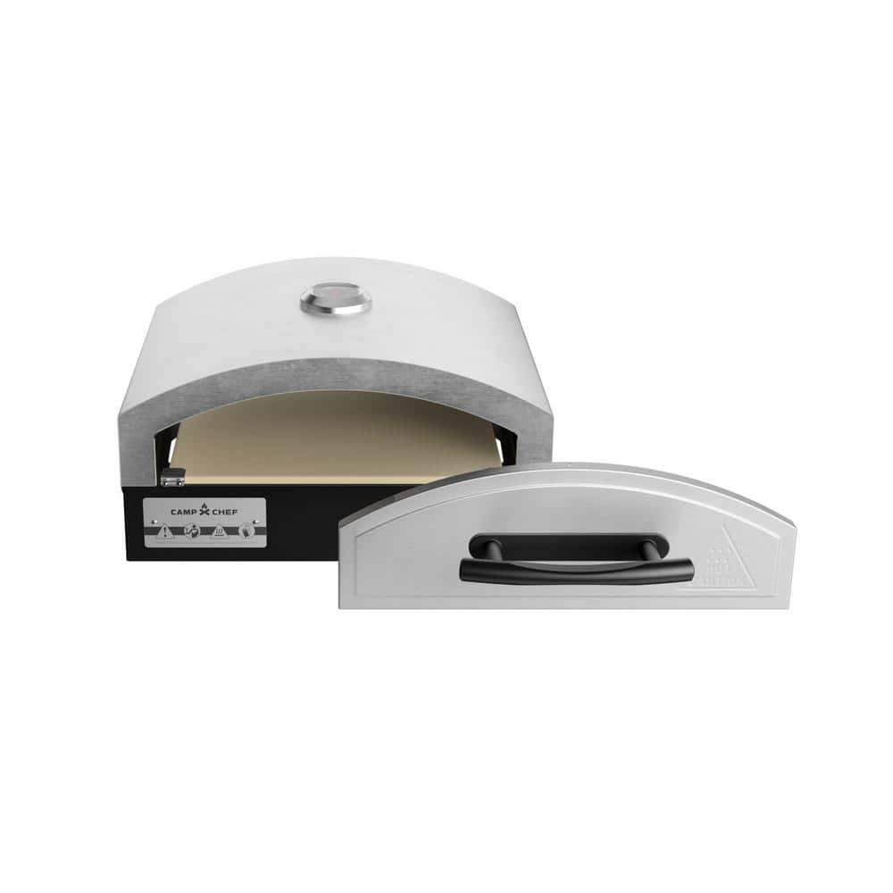 14 in. x 16 in. Italia Artisan Pizza Oven With Door for Single Burner Stove