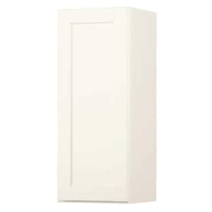 Westfield Feather White Shaker Stock Assembled Wall Kitchen Cabinet (12 in. W x 12 in. D x 36 in. H)
