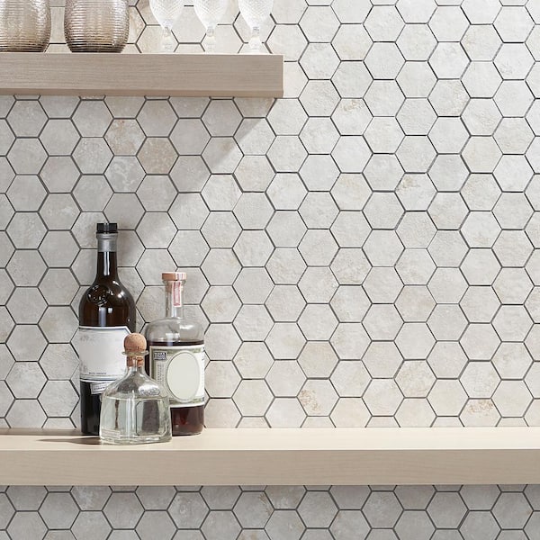 Ivy Hill Tile Mantis Ivory 11.02 in. x 11.41 in. Matte